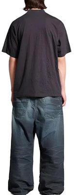 Balenciaga SS24 字母LOGO印花男女同款T恤 黑藍色 常規版型。 764235TRVC23521 Purchase Balenciaga SS24 字母LOGO印花男女同款T恤 黑藍色 常規版型。 764235TRVC23521