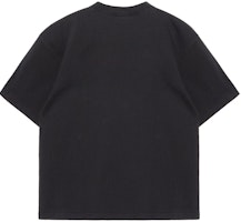 バレンシアガ SS24 レタープリント クルーネック Tシャツ ユニセックス ブラック レギュラーフィット 764235TQVI51569 Lookbook バレンシアガ SS24 レタープリント クルーネック Tシャツ ユニセックス ブラック レギュラーフィット 764235TQVI51569
