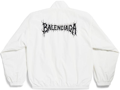 巴黎世家SS24字母印花高领拉链宽松夹克男女同款 773063TNQ251000 Lookbook 巴黎世家SS24字母印花高领拉链宽松夹克男女同款 773063TNQ251000