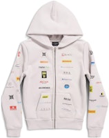 Balenciaga SS24 Letter Print Hoodie Unisex Slim Fit Off-White 788243TQVH69016 Balenciaga SS24 Letter Print Hoodie Unisex Slim Fit Off-White 788243TQVH69016