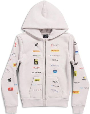 巴黎世家SS24字母印花连帽衫男女同款修身款米白色 788243TQVH69016 Order 巴黎世家SS24字母印花连帽衫男女同款修身款米白色 788243TQVH69016