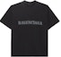 Buy Balenciaga SS24 Kaos Longgar Print Huruf Crewneck Hitam. 764235TQVA31750