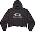 Order Sudadera Balenciaga SS24 Logo Unisex Negra con Bajo Irregular Oversized 783397TRVC33521