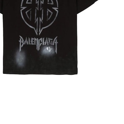 巴黎世家 SS24 黑色標誌印花圓領T恤 常規版型 790375TQVT1 Sizing 巴黎世家 SS24 黑色標誌印花圓領T恤 常規版型 790375TQVT1