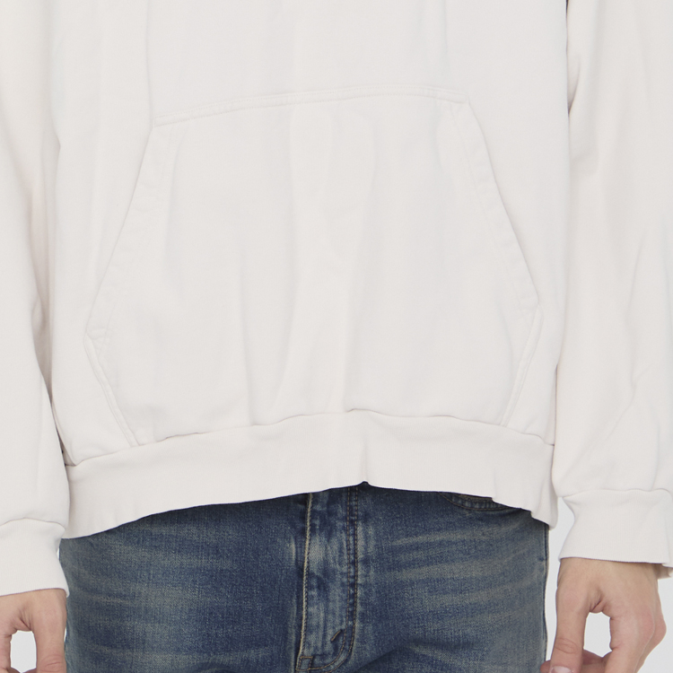 Sizing 巴黎世家 SS24 标志印花休闲米色连帽衫 宽松版型 767877TQVI79784