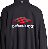 Details for Balenciaga SS24 字母印花黑色大學T 寬鬆版型男女同款。 791614TQVQ71021