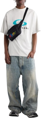 バレンシアガ SS24 ロゴプリント クルーネックTシャツ ユニセックス ホワイト レギュラーフィット 764235TRVC29059 Shop バレンシアガ SS24 ロゴプリント クルーネックTシャツ ユニセックス ホワイト レギュラーフィット 764235TRVC29059