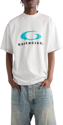 バレンシアガ SS24 ロゴプリント クルーネックTシャツ ユニセックス ホワイト レギュラーフィット 764235TRVC29059 Purchase バレンシアガ SS24 ロゴプリント クルーネックTシャツ ユニセックス ホワイト レギュラーフィット 764235TRVC29059