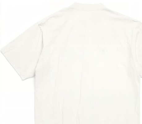 バレンシアガ SS24 ロゴプリント クルーネックTシャツ ユニセックス ホワイト レギュラーフィット 764235TRVC29059 1