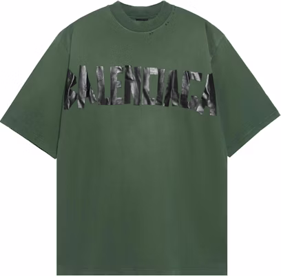 Balenciaga Camiseta Verde Logo SS24 Cuello Redondo Ajuste Regular 739784TQVQ83004 Order Balenciaga Camiseta Verde Logo SS24 Cuello Redondo Ajuste Regular 739784TQVQ83004