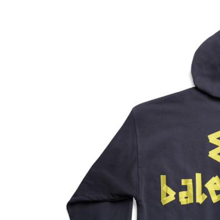 Sizing 巴黎世家 SS24 藍色加大版印花連帽衫 男女款 744441TOVB14140