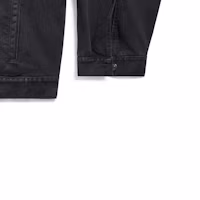 Cheap Balenciaga SS24 Logo Unisex Oversized Black Denim Jacket. 767947TNW111672