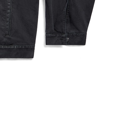 巴黎世家 SS24 男女同款宽松版黑色丹宁夹克. 767947TNW111672 Cheap 巴黎世家 SS24 男女同款宽松版黑色丹宁夹克. 767947TNW111672