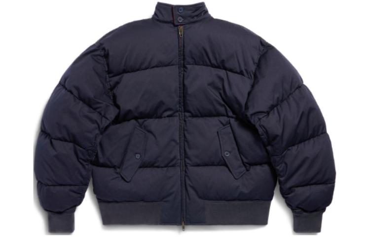 Order Balenciaga SS24 海軍藍羅紋修飾外套 男女休閒寬鬆西裝外套 768914TBP014063