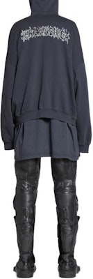 Balenciaga SS24 Hoodie Cetakan Huruf Tahun Baru Unisex Oversaiz. 739024TPVO41569 4