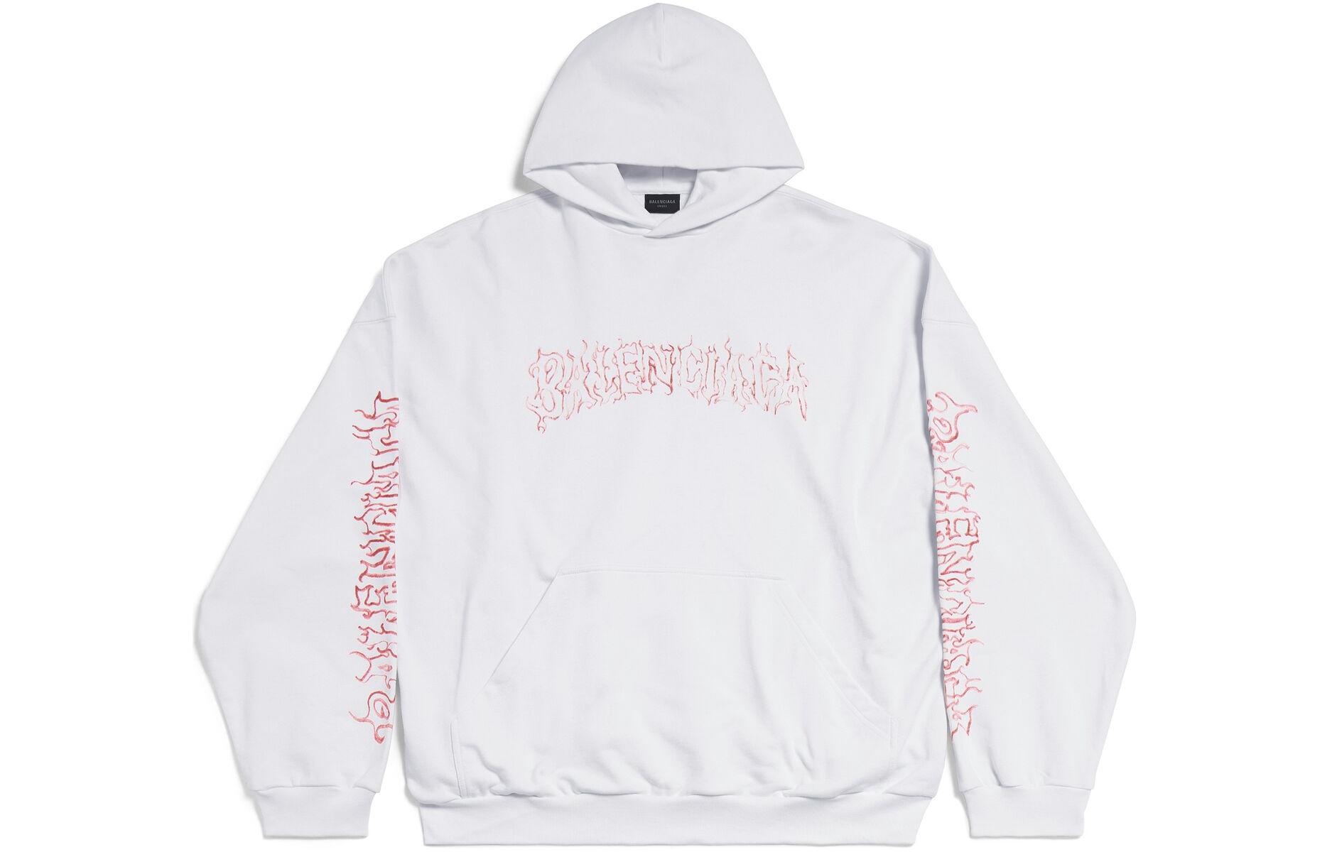 Order Balenciaga SS24 Hoodie Cetakan Huruf Tahun Baru Unisex Oversaiz. 739024TPVO41569