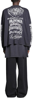 バレンシアガ SS24 新年レタープリント オーバーサイズ ユニセックス 長袖Tシャツ 699191TPVO31569 Details for バレンシアガ SS24 新年レタープリント オーバーサイズ ユニセックス 長袖Tシャツ 699191TPVO31569