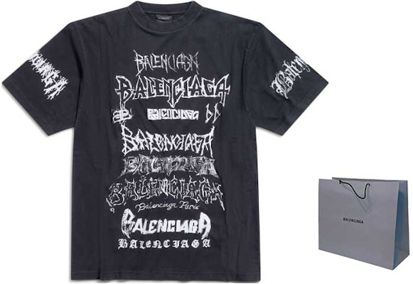 발렌시아가 SS24 새해 로고 프린트 루즈핏 크루넥 티셔츠 641675TPVO31569 Shop 발렌시아가 SS24 새해 로고 프린트 루즈핏 크루넥 티셔츠 641675TPVO31569