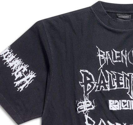 발렌시아가 SS24 새해 로고 프린트 루즈핏 크루넥 티셔츠 641675TPVO31569 Purchase 발렌시아가 SS24 새해 로고 프린트 루즈핏 크루넥 티셔츠 641675TPVO31569