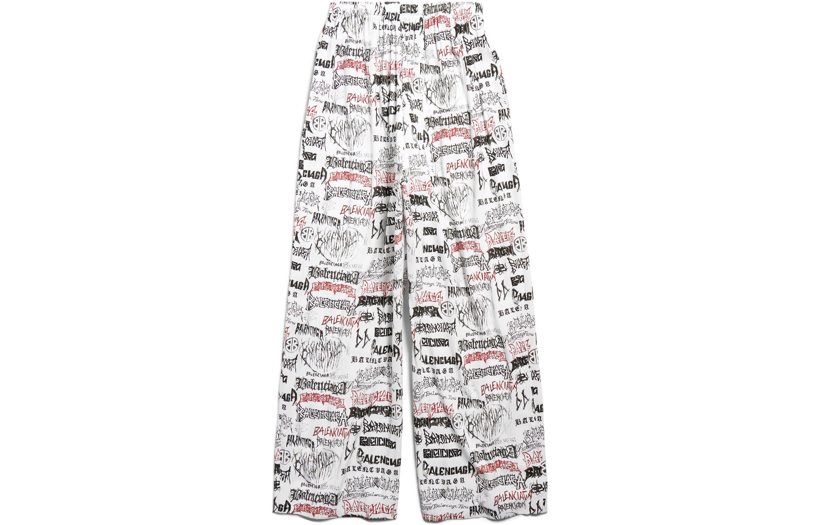 Lookbook Balenciaga SS24 新年標誌印花寬鬆休閒褲 658883TPLE71000