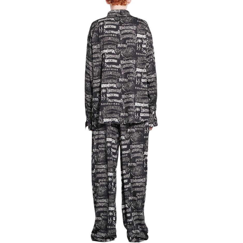Balenciaga SS24 New Year Logo Print Shirt  Loose Fit. 662983TPLE71000 圖 10