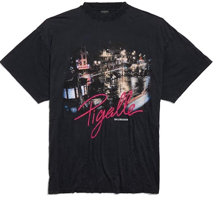 Balenciaga SS24 Oversized Black Logo Print Tee Unisex. 787349TRVO11041 Order Balenciaga SS24 Oversized Black Logo Print Tee Unisex. 787349TRVO11041