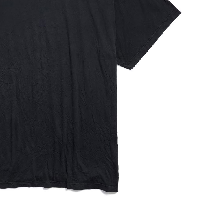 Details for Balenciaga SS24 Oversized Black Logo Print Tee Unisex. 787349TRVO11041