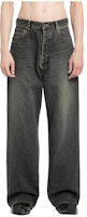 Balenciaga SS24 Oversized Loose Fit Black Denim Jeans for Men. 745213TBP473721 Balenciaga SS24 Oversized Loose Fit Black Denim Jeans for Men. 745213TBP473721