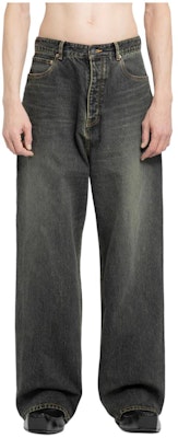 Balenciaga SS24 Jeans Hitam Loose Fit Oversized Pria. 745213TBP473721 Buy Balenciaga SS24 Jeans Hitam Loose Fit Oversized Pria. 745213TBP473721