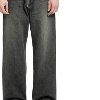 Balenciaga SS24 Jeans Hitam Loose Fit Oversized Pria. 745213TBP473721 Cheap Balenciaga SS24 Jeans Hitam Loose Fit Oversized Pria. 745213TBP473721