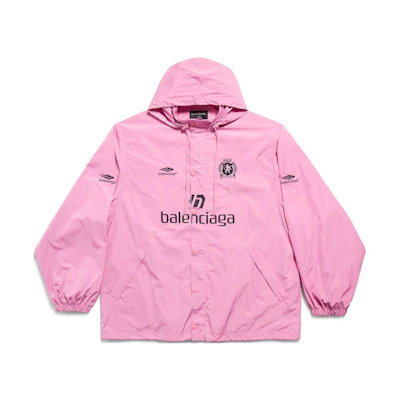 Balenciaga SS24 Pink Alphabet Print Hoodie Jacket Unisex Regular Fit 780818TPO065630