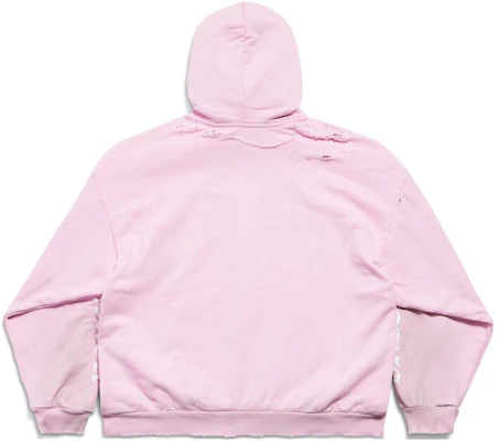 Balenciaga SS24 Hoodie Grafik Huruf Gothic Pink Unisex Potongan Biasa. 767877TQVJ75708 Lookbook Balenciaga SS24 Hoodie Grafik Huruf Gothic Pink Unisex Potongan Biasa. 767877TQVJ75708