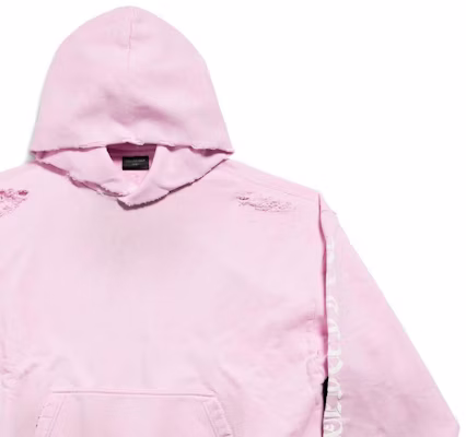 Balenciaga SS24 Hoodie Grafik Huruf Gothic Pink Unisex Potongan Biasa. 767877TQVJ75708 Sizing Balenciaga SS24 Hoodie Grafik Huruf Gothic Pink Unisex Potongan Biasa. 767877TQVJ75708