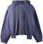 Buy Balenciaga SS24 經典純色拉鍊連帽外套 藍色 - 標準版型 794739TQVX14108