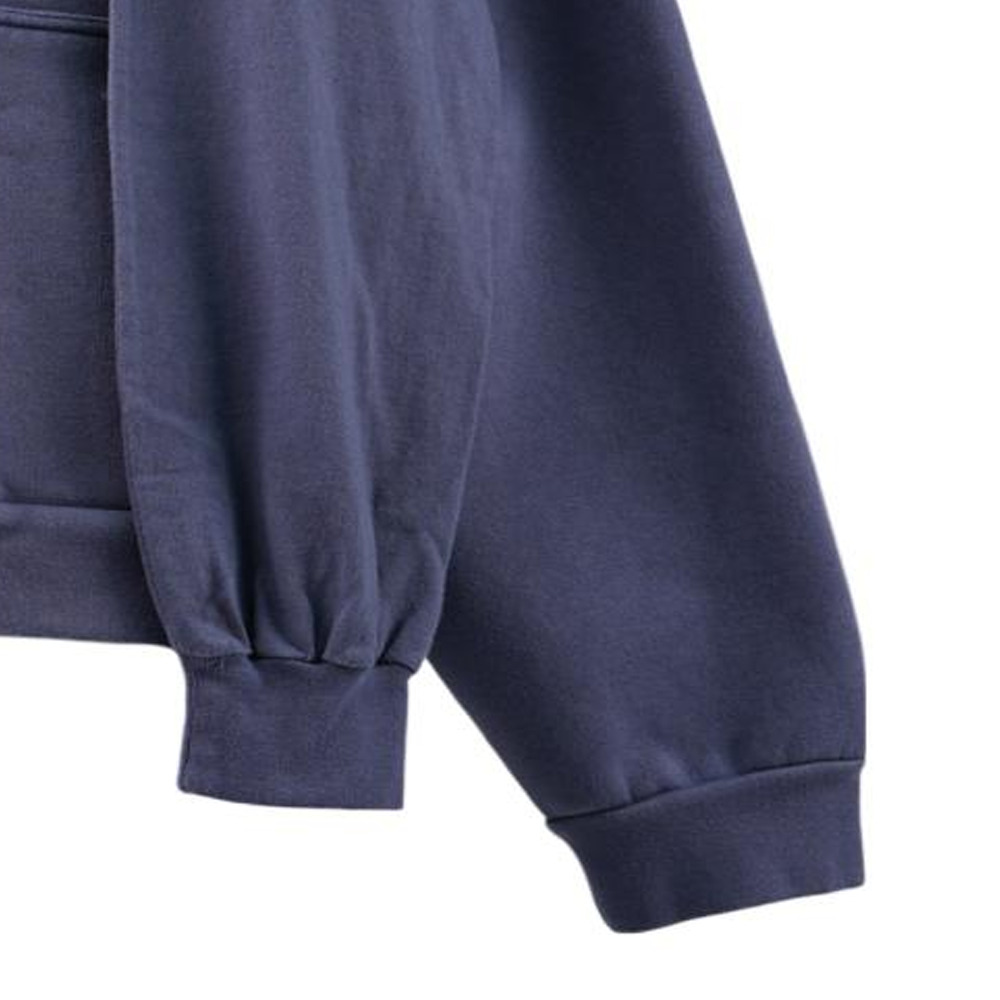 Balenciaga SS24 Solid Color Zip-Up Hoodie Blue -  Regular Fit. 794739TQVX14108 圖 11