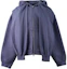 Order Balenciaga SS24 經典純色拉鍊連帽外套 藍色 - 標準版型 794739TQVX14108