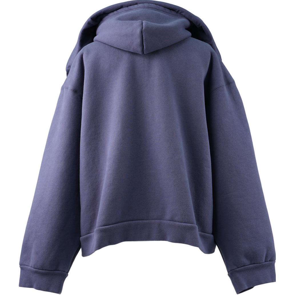 Balenciaga SS24 Solid Color Zip-Up Hoodie Blue -  Regular Fit. 794739TQVX14108 圖 3