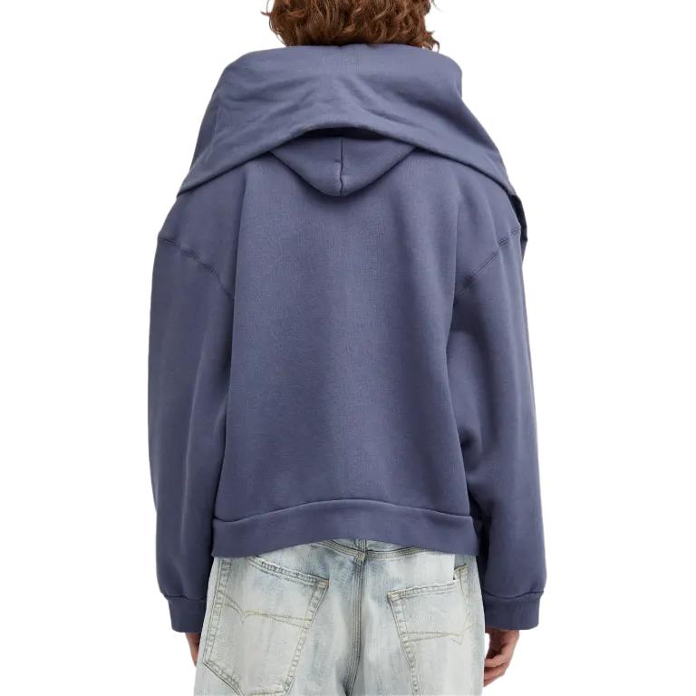 Balenciaga SS24 Solid Color Zip-Up Hoodie Blue -  Regular Fit. 794739TQVX14108 圖 6