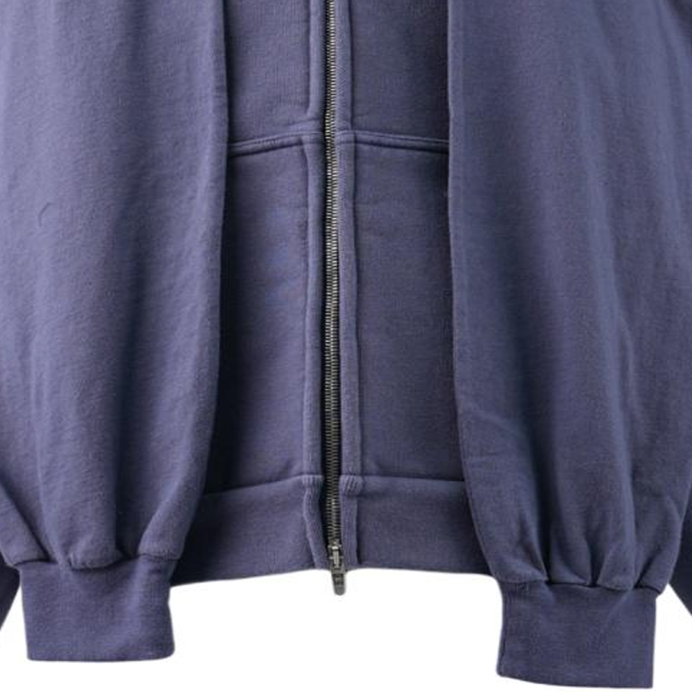 Balenciaga SS24 Solid Color Zip-Up Hoodie Blue -  Regular Fit. 794739TQVX14108 圖 10