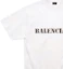 Cheap Balenciaga SS24 Stencil Type Distressed Loose Fit White T-Shirt for Men. 764235TQVA33307