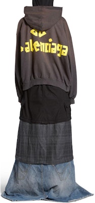 巴黎世家 SS24 胶带款破洞口袋宽松版绿色连帽衫 男款 744441TQVA98519 Purchase 巴黎世家 SS24 胶带款破洞口袋宽松版绿色连帽衫 男款 744441TQVA98519