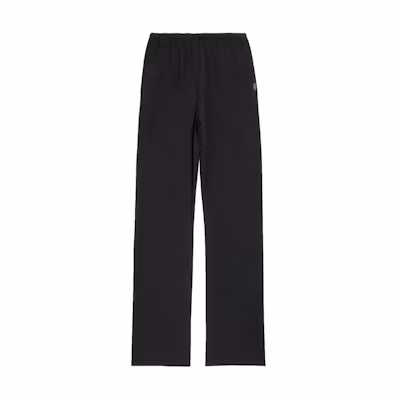 Balenciaga SS24 Unisex Black Logo Stretch Waist Straight Knit Sweatpants 773462TPVO81000
