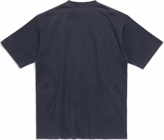 Lookbook Balenciaga SS24 Washed Faded Letter Print Black Oversized Unisex T-Shirt. 641675TPVQ11569