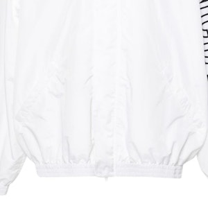 Balenciaga SS24 白色高領字母印拉鍊外套 男士標準版型。 768920TNO79-9000 Sizing Balenciaga SS24 白色高領字母印拉鍊外套 男士標準版型。 768920TNO79-9000