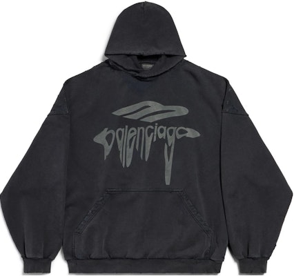 발렌시아가 SS25 3B 리퀴파이드 오버사이즈 후디 그레이 루즈핏 803265TRVS91013 Order 발렌시아가 SS25 3B 리퀴파이드 오버사이즈 후디 그레이 루즈핏 803265TRVS91013