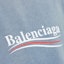 Sizing バレンシアガ SS25 コーラロゴプリント クルーネック Tシャツ フェードブルー レギュラーフィット 764235TIV529798
