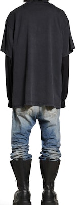 Balenciaga SS25 Oversized Crewneck T-Shirt Regular Fit Coal Gray. 787349TRVS81013 Purchase Balenciaga SS25 Oversized Crewneck T-Shirt Regular Fit Coal Gray. 787349TRVS81013