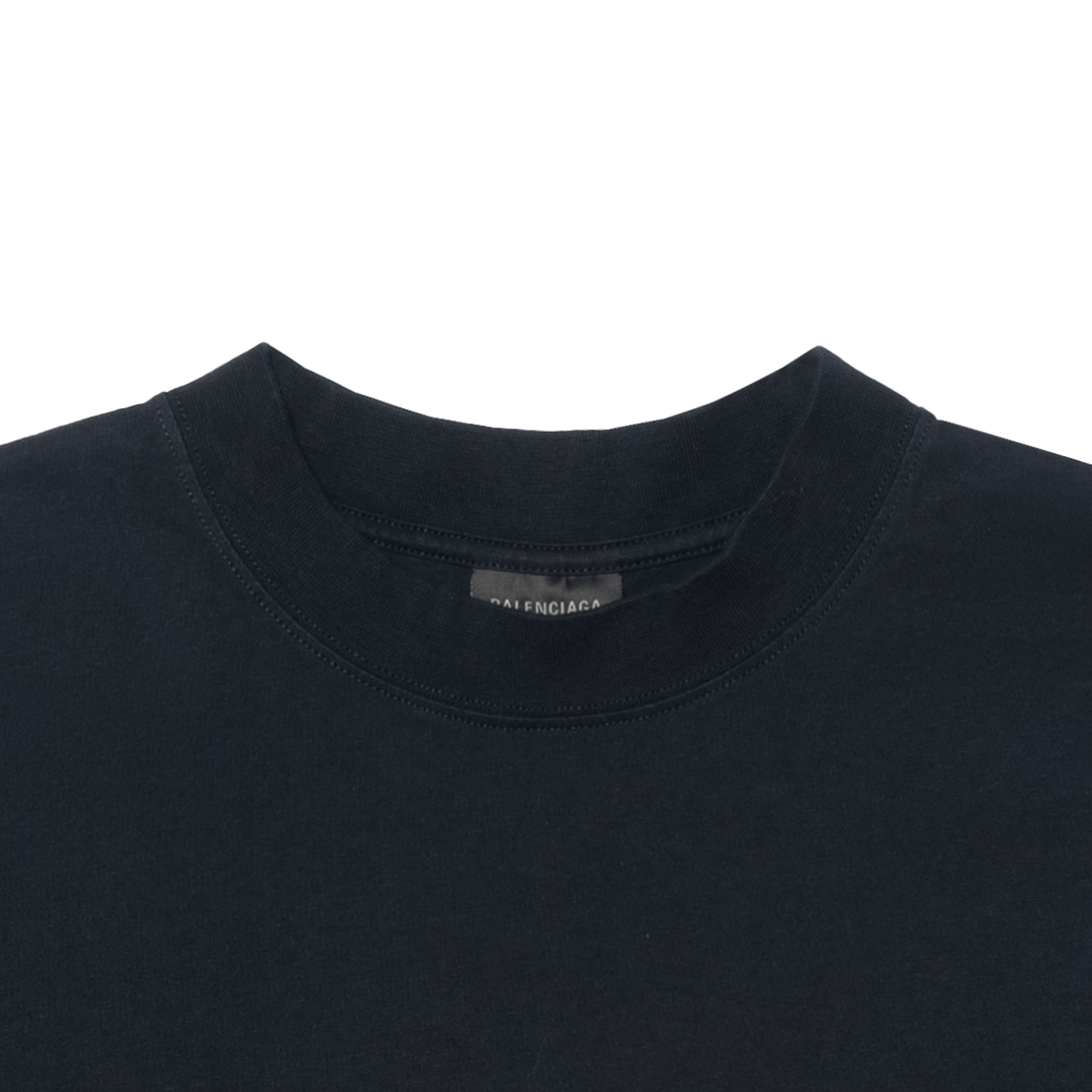 Sizing Balenciaga SS25 Valentine's Day Logo Print Crew Neck Tee Black  Medium. 764235TSVK31083