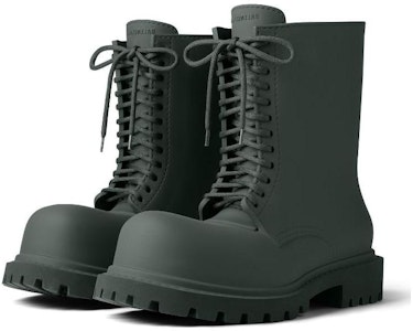 バレンシアガ Steroid レースアップブーツ (グリーン) 717807W0FOI1025 Lookbook バレンシアガ Steroid レースアップブーツ (グリーン) 717807W0FOI1025