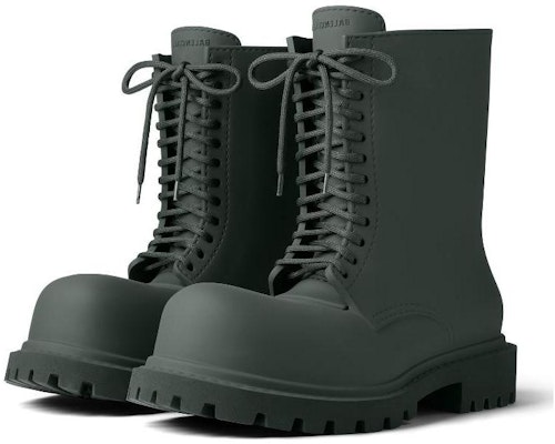 Balenciaga Steroid Boot 'Dark Khaki' 717807W0FOI1025 Lookbook Balenciaga Steroid Boot 'Dark Khaki' 717807W0FOI1025
